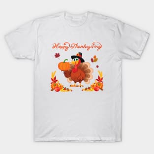 Thanksgiving Turkey, Happy Thanksgiving T-Shirt
